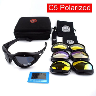 X7 Polarized Military Sunglasses Tactical Goggles