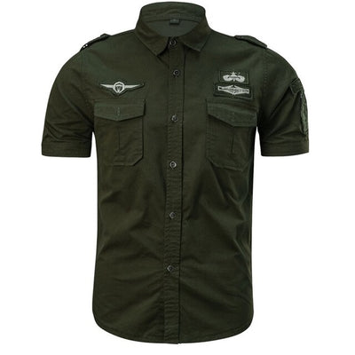 Army Military Tactical badge Shirt