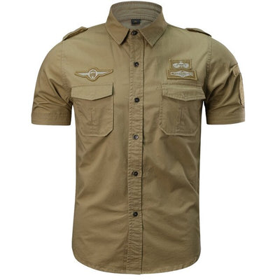 Army Military Tactical badge Shirt