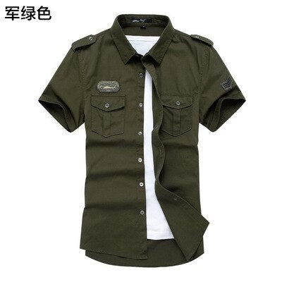 Army Military Tactical badge Shirt