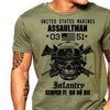 US Marines Infantry Assaultman T shirt